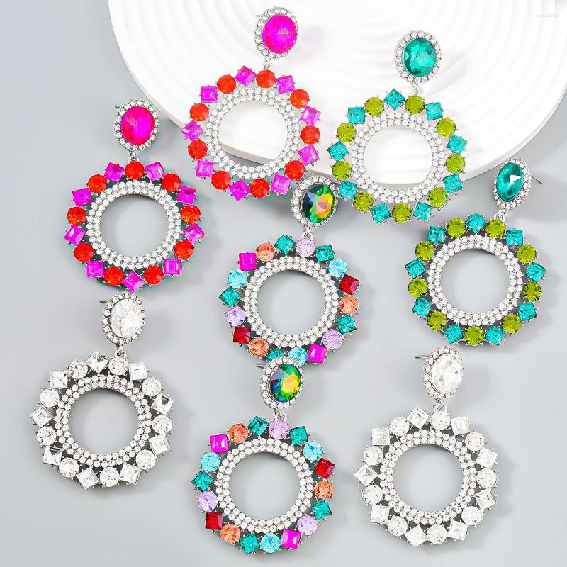 Dangle Earrings Metal Rhinestone Round Geometric Women's Fashion Elegant Earings Banquet Jewelry Accessories Digadagu
Dangle Earrings Metal Rhinestone Round Geometric Women's Fashion Elegant Earings Banquet Jewelry Accessories Digadagu