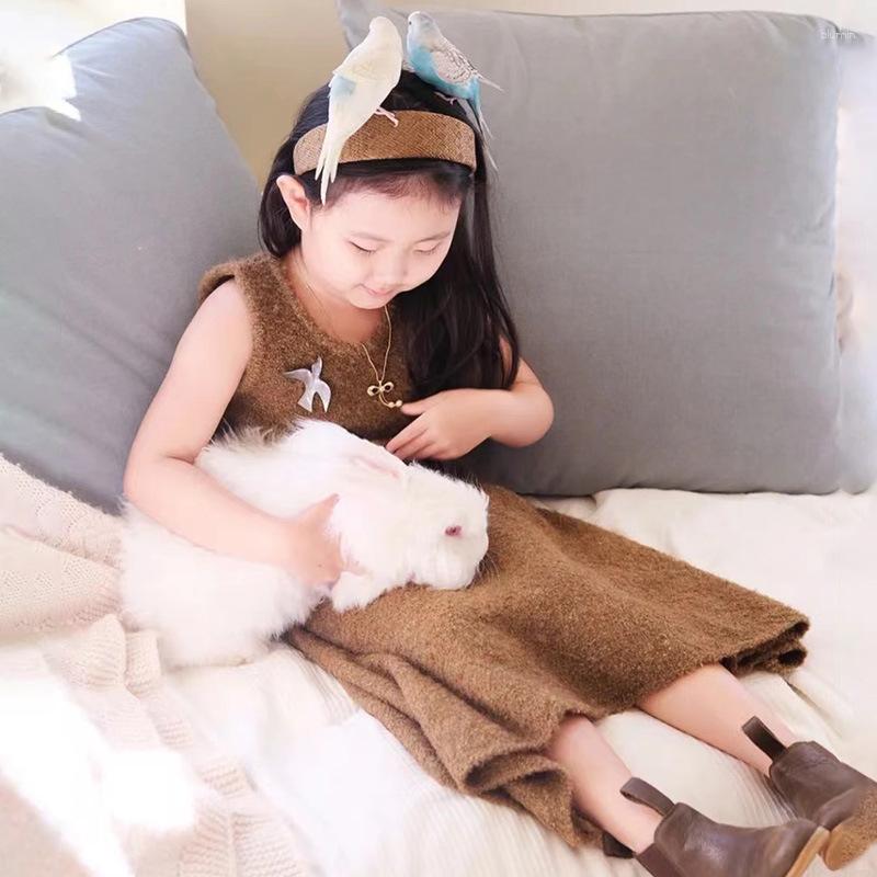 Girl Dresses 2023 Autumn And Winter Dress Korean Version Girls Knitted Alpaca Vest Skirt Baby Sleeveless Fishtail 2T-8T, Camel
Girl Dresses 2023 Autumn And Winter Dress Korean Version Girls Knitted Alpaca Vest Skirt Baby Sleeveless Fishtail 2T-8T, Camel