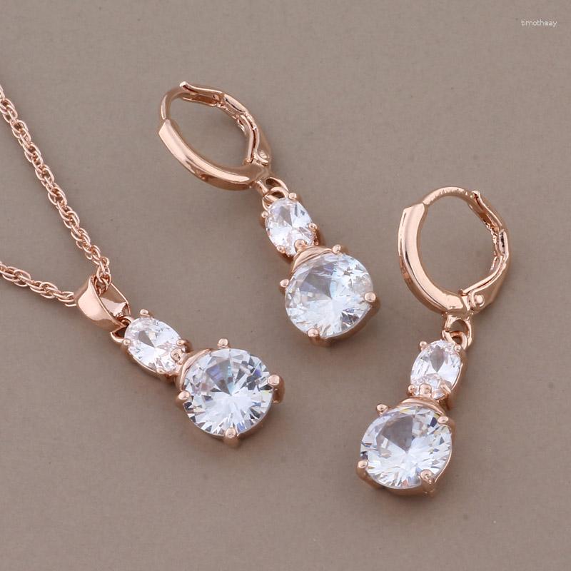 Necklace Earrings Set Fashion 2023 High Quality Drop Rose Gold Color White Natural Zircon Luxury Elegant Women's, Picture shown
Necklace Earrings Set Fashion 2023 High Quality Drop Rose Gold Color White Natural Zircon Luxury Elegant Women's, Picture shown