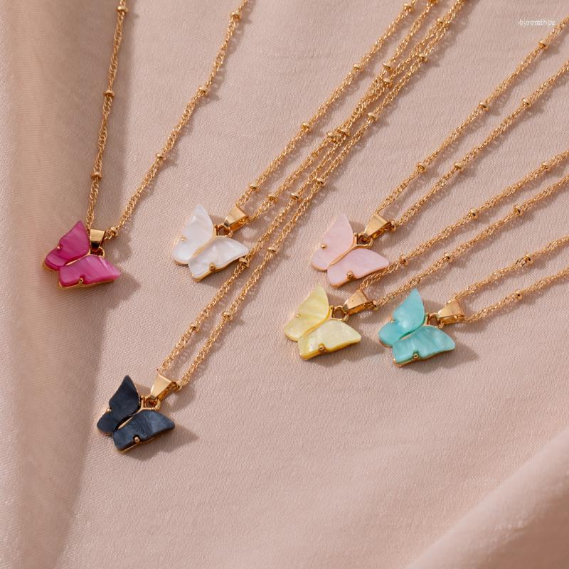 Pendant Necklaces Acrylic Butterfly Necklace For Women Cocktail Party Statement Steet Style Korean Fashion Jewelry Gifts
Pendant Necklaces Acrylic Butterfly Necklace For Women Cocktail Party Statement Steet Style Korean Fashion Jewelry Gifts