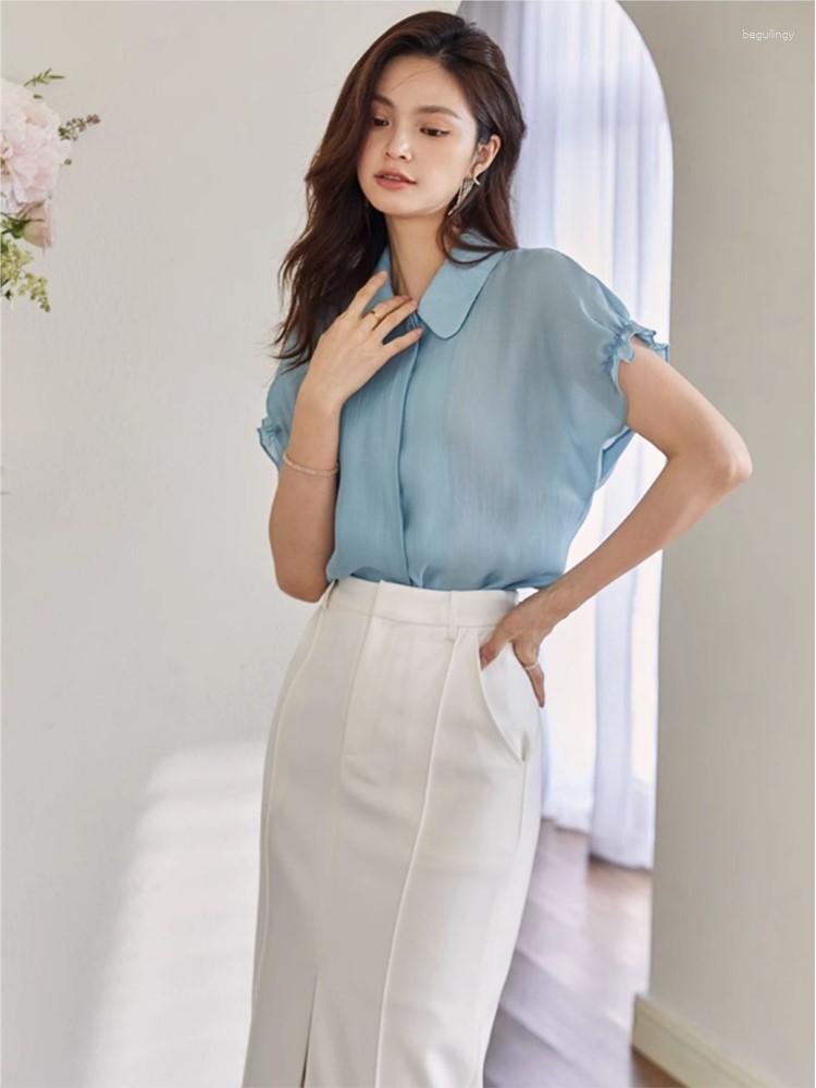 Women' Blouses Summer Women' Elegant Office Shirt Solid Simple Daily Commuting Tops And Rayon Ruffle Sleeve Plus Size -7XL, White
Women' Blouses Summer Women' Elegant Office Shirt Solid Simple Daily Commuting Tops And Rayon Ruffle Sleeve Plus Size -7XL, White