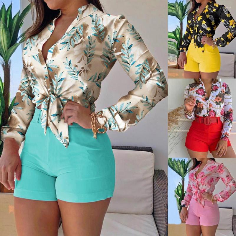 Women' Tracksuits 1 Set Casual Blouse Shorts Female Women Suit Leaf Pattern High Waist Temperament Printed, Pink
Women' Tracksuits 1 Set Casual Blouse Shorts Female Women Suit Leaf Pattern High Waist Temperament Printed, Pink