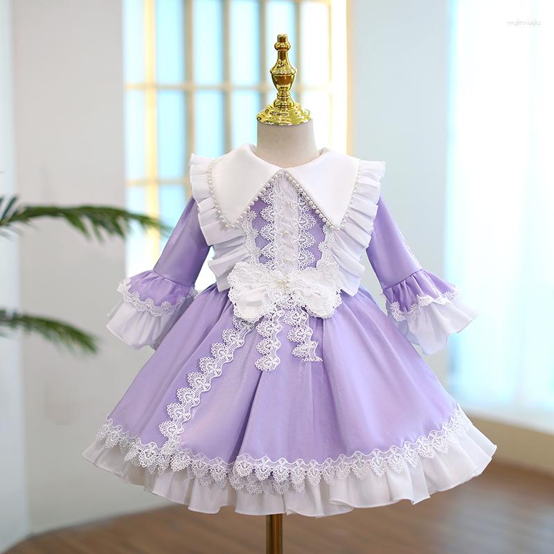 Girl Dresses Spanish Vintage Lolita Ball Gown Lace Mesh Design Birthday Party Easter Princess For, Purple
Girl Dresses Spanish Vintage Lolita Ball Gown Lace Mesh Design Birthday Party Easter Princess For, Purple