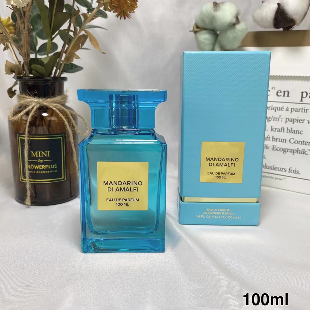 New Women Men Perfumes Mandarino DI Amalfi Perfume 100ml Eau de Parfum Long Lasting Good Smell Cologne Scented Fragrance Natural Spray Deodorant Multiple Styles