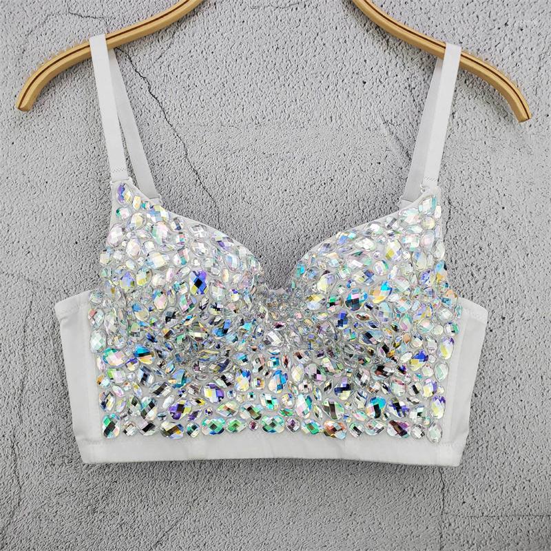 Women's Tanks Women Sexy V Neck Rhinestone Bustier Bra Glitter Colored Diamond Gemstone Push Up Corset Camisole Sling Crop Top, Black
Women's Tanks Women Sexy V Neck Rhinestone Bustier Bra Glitter Colored Diamond Gemstone Push Up Corset Camisole Sling Crop Top, Black