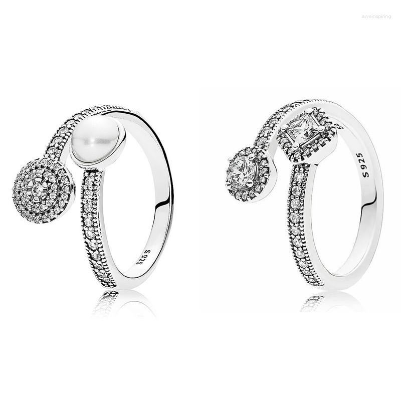 Cluster Rings Original Moments Abstract Elegance With Crystal Ring For Women 925 Sterling Silver Wedding Gift Fashion Jewelry
Cluster Rings Original Moments Abstract Elegance With Crystal Ring For Women 925 Sterling Silver Wedding Gift Fashion Jewelry