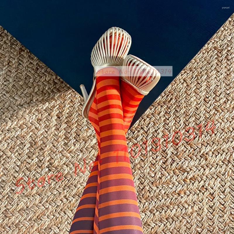 Slippers Cage Round Toe Metallic Mules Women In Sexy Luxury High Heel Shoes Female Thin Strap 2023 Summer Elegant Chic Solid, Black
Slippers Cage Round Toe Metallic Mules Women In Sexy Luxury High Heel Shoes Female Thin Strap 2023 Summer Elegant Chic Solid, Black