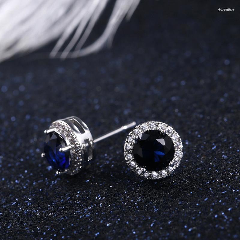 Stud Earrings Classic Silver Plated Round Cut Crystal For Women Shine CZ Stone Inlay Fashion Jewelry Wedding Party Gift
Stud Earrings Classic Silver Plated Round Cut Crystal For Women Shine CZ Stone Inlay Fashion Jewelry Wedding Party Gift