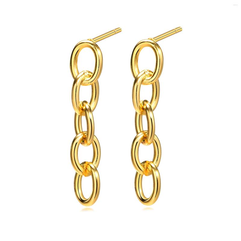 Dangle Earrings Symmetrical Drop Chain Earring Women Stainless Steel Link Dangling Ear Accessoires
Dangle Earrings Symmetrical Drop Chain Earring Women Stainless Steel Link Dangling Ear Accessoires