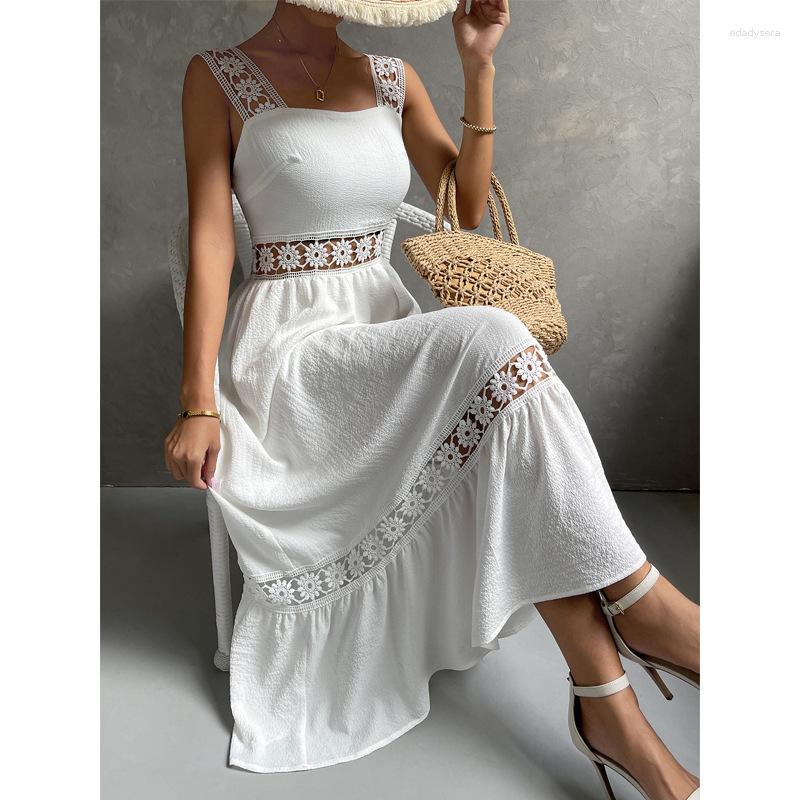 Casual Dresses Boho White Dress Women Sexy Midi Female Hollow Out Elegant Off Shoulder Beach Ladies Fashion Square Collar
Casual Dresses Boho White Dress Women Sexy Midi Female Hollow Out Elegant Off Shoulder Beach Ladies Fashion Square Collar