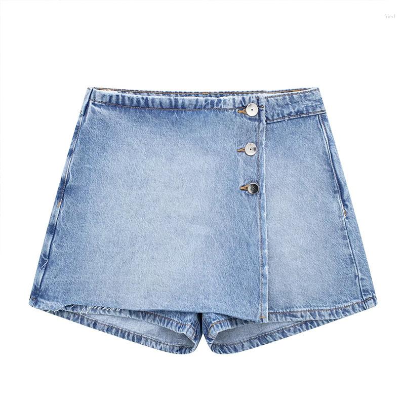 Women's Shorts Summer Women's 2023 Casual Button Trim Asymmetric Double Lapel High Waist Skirt Pants Mini Denim 845626, Light blue
Women's Shorts Summer Women's 2023 Casual Button Trim Asymmetric Double Lapel High Waist Skirt Pants Mini Denim 845626, Light blue