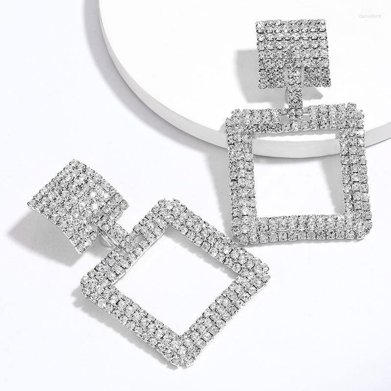 Dangle Earrings Fashion Full Crystal Drop INS Geometric Design Shiny Women Statement Evening Pendant Jewelry Female Accessories
Dangle Earrings Fashion Full Crystal Drop INS Geometric Design Shiny Women Statement Evening Pendant Jewelry Female Accessories