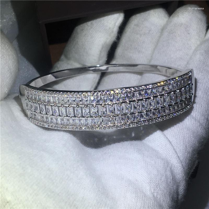 Bangle Luxury Lady Bracelet 5 Rows 5A Cubic Zirconia White Gold Filled Party Engagement Wedding For Women Christmas Gift Raym22
Bangle Luxury Lady Bracelet 5 Rows 5A Cubic Zirconia White Gold Filled Party Engagement Wedding For Women Christmas Gift Raym22