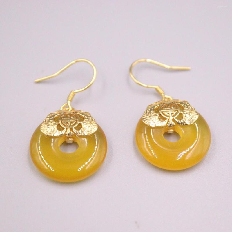 Dangle Earrings Real Silver 925 Drop For Women Female Girl Yellow Chalcedony Korean Hook Retro National Style Bohemian
Dangle Earrings Real Silver 925 Drop For Women Female Girl Yellow Chalcedony Korean Hook Retro National Style Bohemian