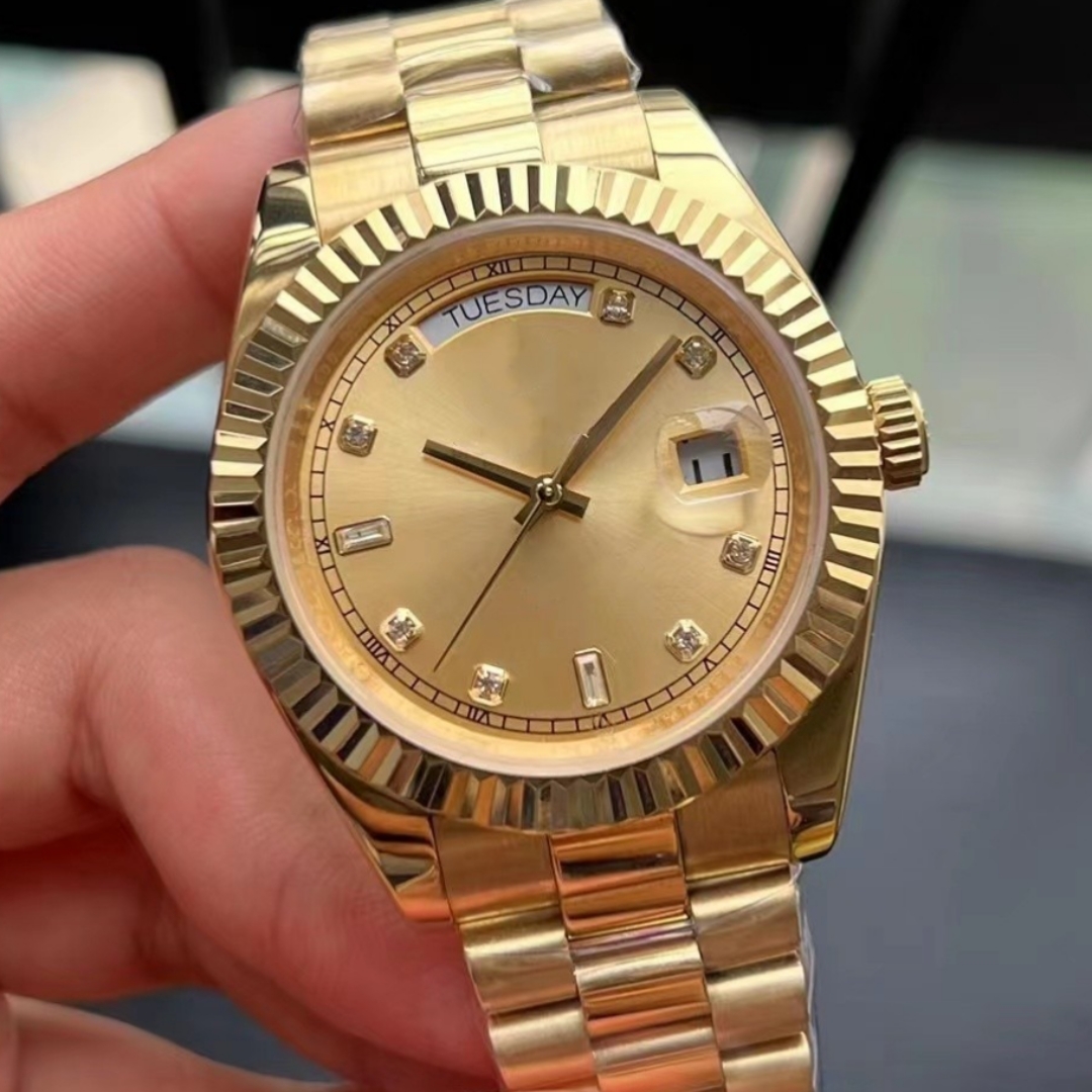 Mens Watches Designer Automatic Mechanical Movement Watch Gold Wristwatch 41mm Steel Strap Life Waterproof Gift WristWatches for Men, Box
Mens Watches Designer Automatic Mechanical Movement Watch Gold Wristwatch 41mm Steel Strap Life Waterproof Gift WristWatches for Men, Box