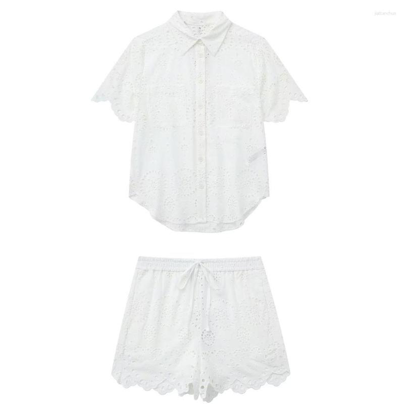 Women's Blouses Women's 2023 Fashion Loose Cut Embroidery Slim Fit Asymmetric Retro Short Sleeve Button Shirt Unique Top Shorts Set
Women's Blouses Women's 2023 Fashion Loose Cut Embroidery Slim Fit Asymmetric Retro Short Sleeve Button Shirt Unique Top Shorts Set