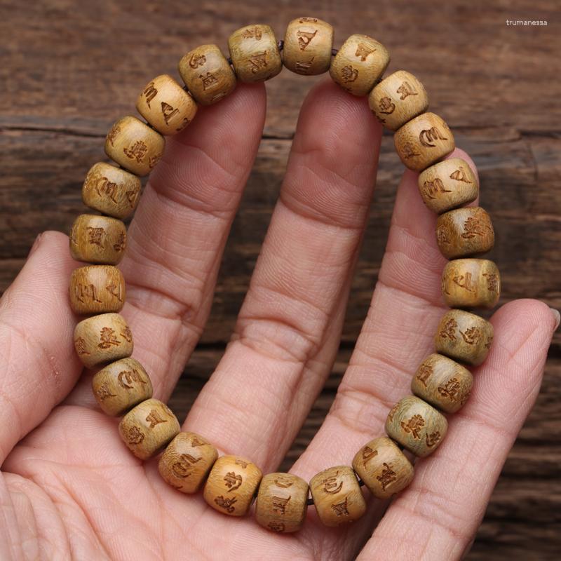 Strand Beaded Strands Natural Sandalwood Tibetan Buddhist Bracelet Six-character Mantra 8mmx9mm Female Yoga Zen Small Raym22
Strand Beaded Strands Natural Sandalwood Tibetan Buddhist Bracelet Six-character Mantra 8mmx9mm Female Yoga Zen Small Raym22