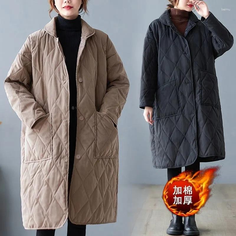 Women's Trench Coats 2023 Winter Coat Korean Style Long Cotton-Padded Womens Casual Parka Jacket Clothing Female Thin Outerwear, Black
Women's Trench Coats 2023 Winter Coat Korean Style Long Cotton-Padded Womens Casual Parka Jacket Clothing Female Thin Outerwear, Black