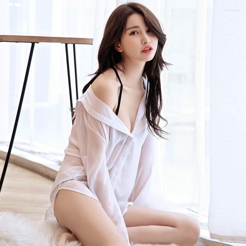 Casual Dresses Fashion Sexy Women Slightly Transparent Shirt Dress Girl Home Funny Blouse Office Lady Spring Summer Vacation Suncreen, Black
Casual Dresses Fashion Sexy Women Slightly Transparent Shirt Dress Girl Home Funny Blouse Office Lady Spring Summer Vacation Suncreen, Black