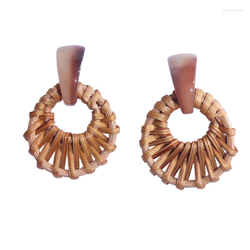 Dangle Earrings Handmade Bohemia Round Rattan Drop For Women Straw Weave Knit Vine Unique Fashion Jewelry Gift
Dangle Earrings Handmade Bohemia Round Rattan Drop For Women Straw Weave Knit Vine Unique Fashion Jewelry Gift