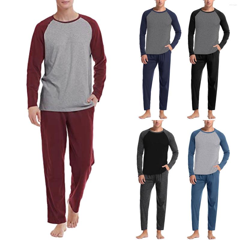 Men's Sleepwear Mens Four Seasons Soft Home Solid Color Shirt Pants Pajama Set Service Two Piece, Black
Men's Sleepwear Mens Four Seasons Soft Home Solid Color Shirt Pants Pajama Set Service Two Piece, Black