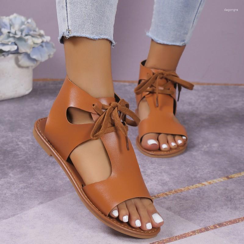 Sandals Rome Lace Up Women Flats Platform Casual Shoes 2023 Summer Sports Open Toe Slippers Mujer Zapatillas Slides, Light brown
Sandals Rome Lace Up Women Flats Platform Casual Shoes 2023 Summer Sports Open Toe Slippers Mujer Zapatillas Slides, Light brown