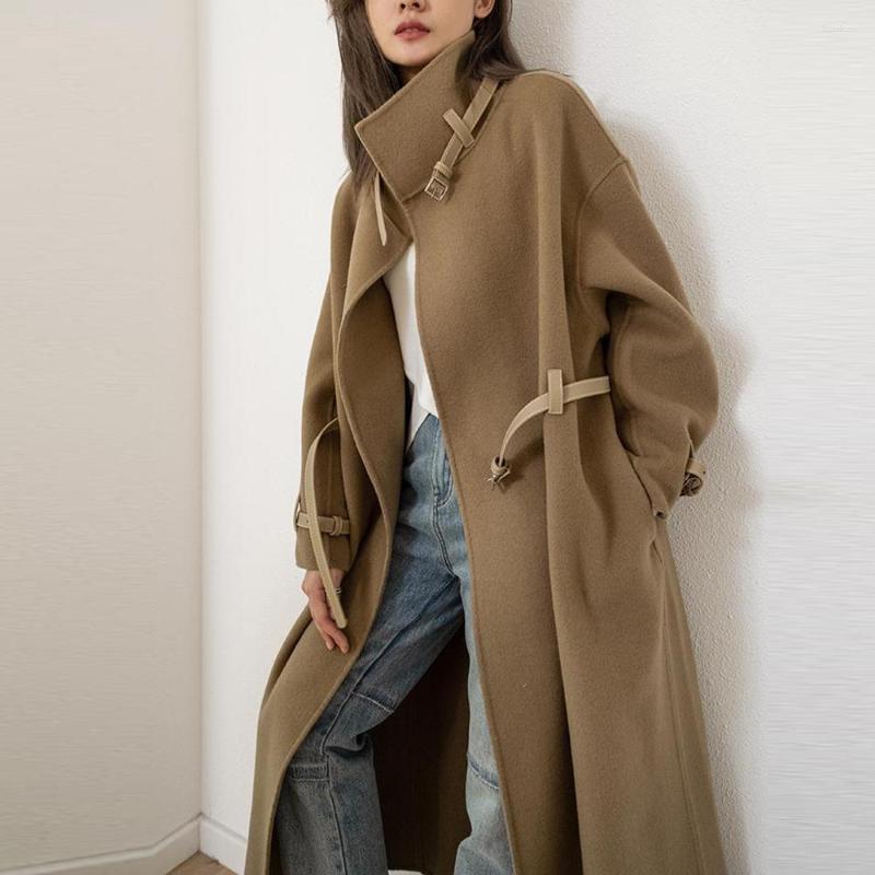 Women' Jackets Women Pattern Long Overcoat Sleeve Stand Collar Pocket Coat Elegant Female Autumn Winter Cardigan Coats, As shown
Women' Jackets Women Pattern Long Overcoat Sleeve Stand Collar Pocket Coat Elegant Female Autumn Winter Cardigan Coats, As shown