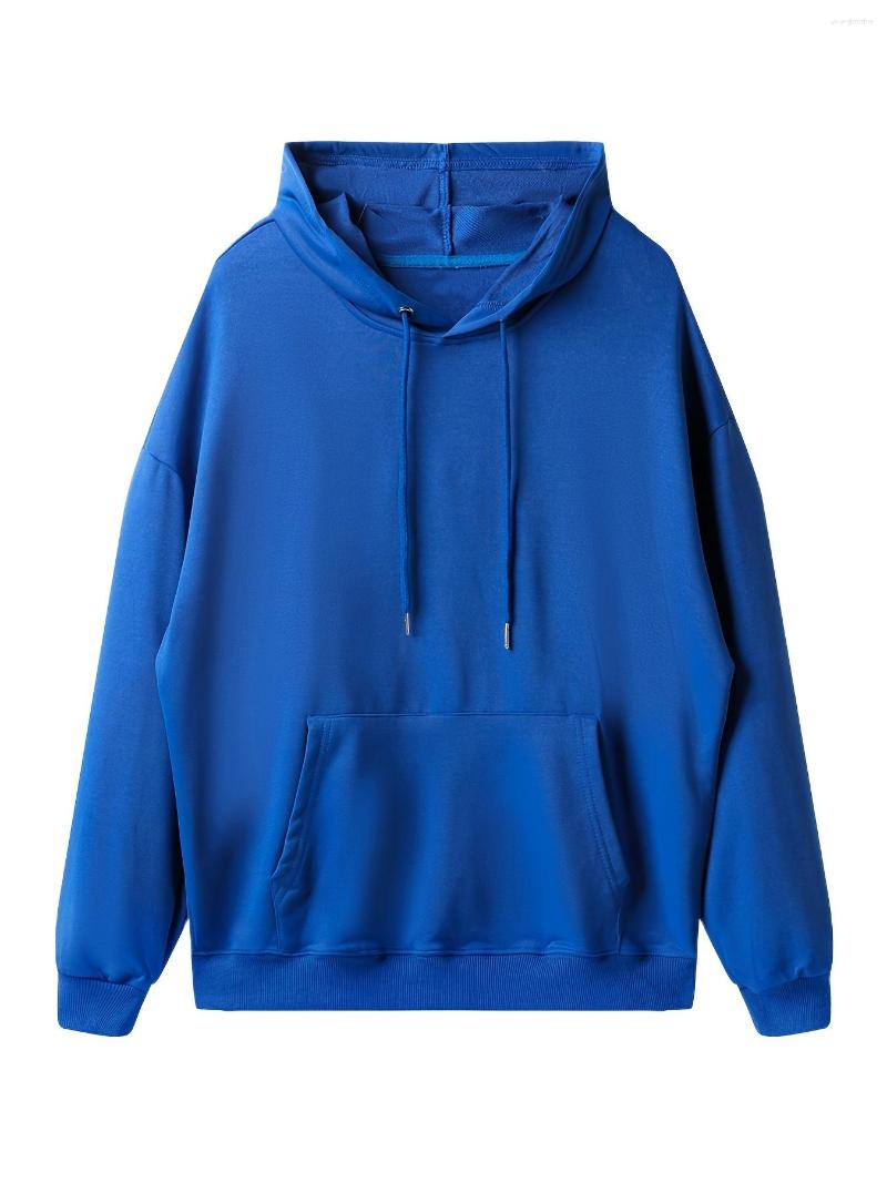 Men's T Shirts Autumn And Winter Trend Drop Shoulder Hooded Sweatshirts, Royal blue
Men's T Shirts Autumn And Winter Trend Drop Shoulder Hooded Sweatshirts, Royal blue