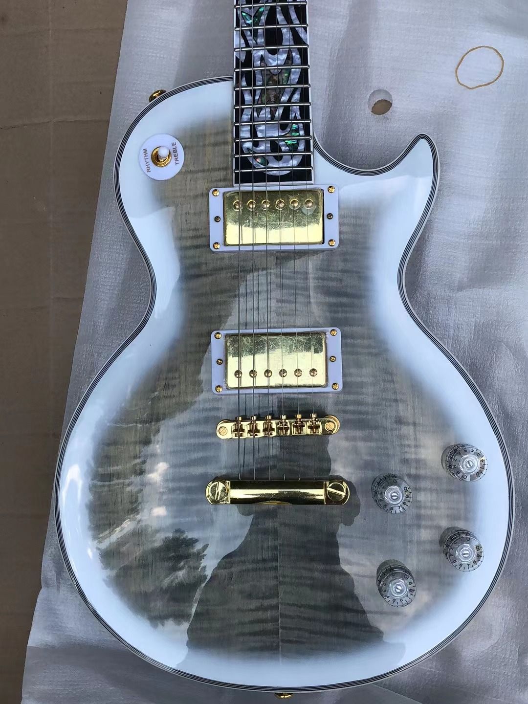 Ome lp electric guitar finish glossy maple neck