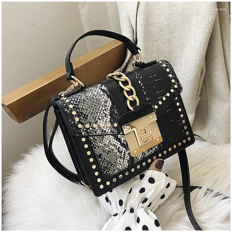 Evening Bags Classic Snakeskin Pattern Shoulder Square PU Leather Chains Crossbody Women Luxury Designer Handbags Sac A Main
Evening Bags Classic Snakeskin Pattern Shoulder Square PU Leather Chains Crossbody Women Luxury Designer Handbags Sac A Main
