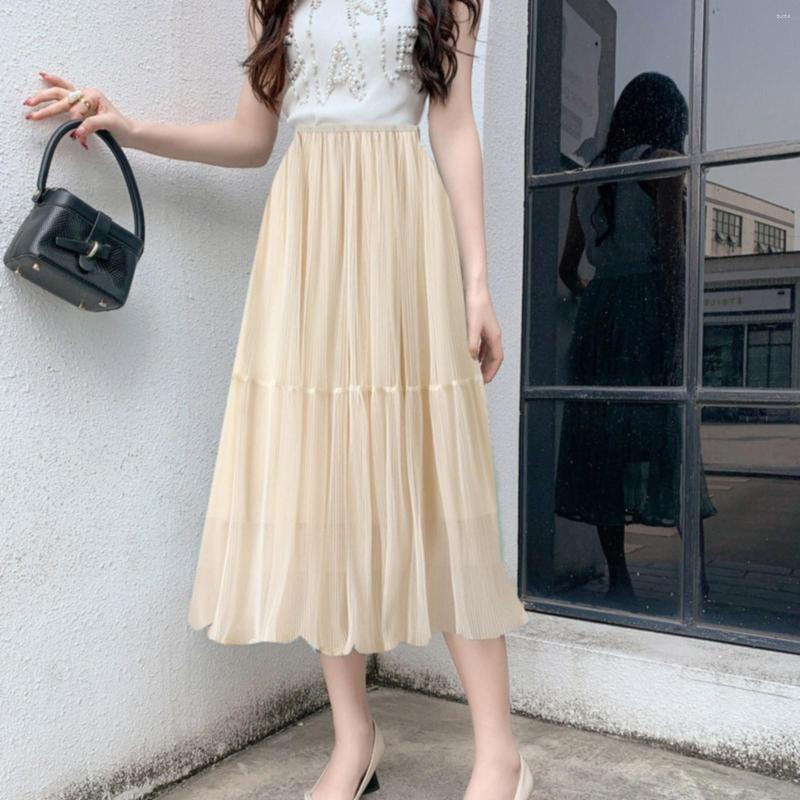 Skirts Solid Color Half Skirt Casual For Woman, Beige
Skirts Solid Color Half Skirt Casual For Woman, Beige