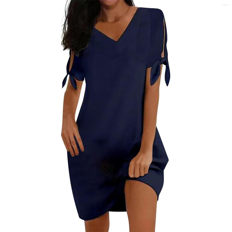 Casual Dresses Women's Solid Summer Cuff Split Bow Tie Dress Strap Skirt Lace Maxi, Black
Casual Dresses Women's Solid Summer Cuff Split Bow Tie Dress Strap Skirt Lace Maxi, Black