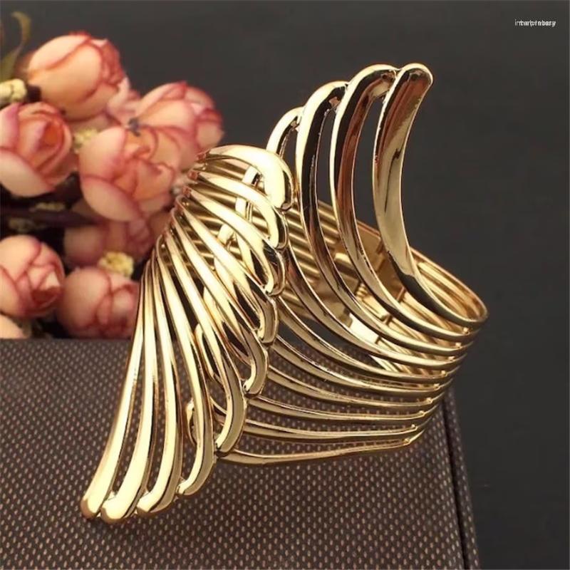 Bangle Boho Gold Plated Statement And Open Cuff Bracelets For Women Bohemian / Hippie Jewellery Body Wing Women's Bracelet
Bangle Boho Gold Plated Statement And Open Cuff Bracelets For Women Bohemian / Hippie Jewellery Body Wing Women's Bracelet