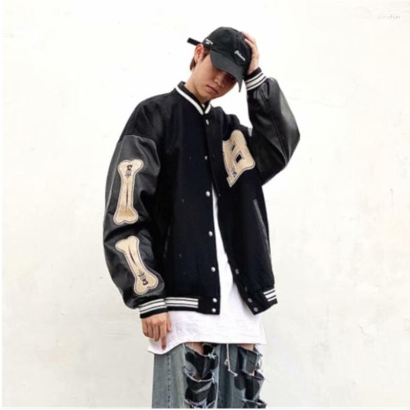 Men's Jackets Men Baseball 2023 Spring Long Sleeve Bomber Jacket Ins Hip Hop Youth Couples Loose Coat A0008, Black
Men's Jackets Men Baseball 2023 Spring Long Sleeve Bomber Jacket Ins Hip Hop Youth Couples Loose Coat A0008, Black