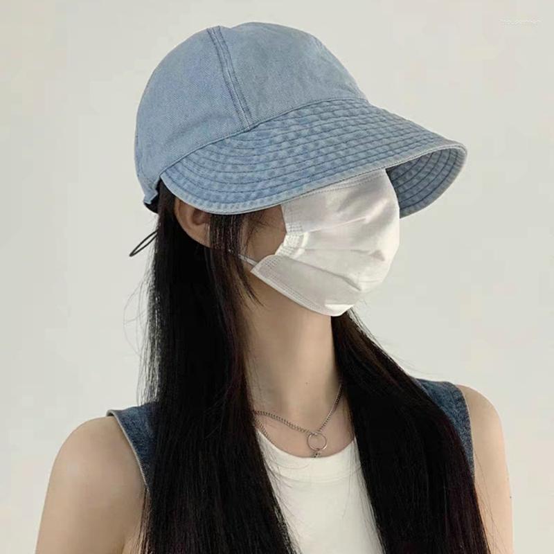 Visors Summer Brand Fisherman Hat Women Solid Color Soft Foldable Wide Brim Sun Cap Outdoor Sports Running Snapback, Blue
Visors Summer Brand Fisherman Hat Women Solid Color Soft Foldable Wide Brim Sun Cap Outdoor Sports Running Snapback, Blue