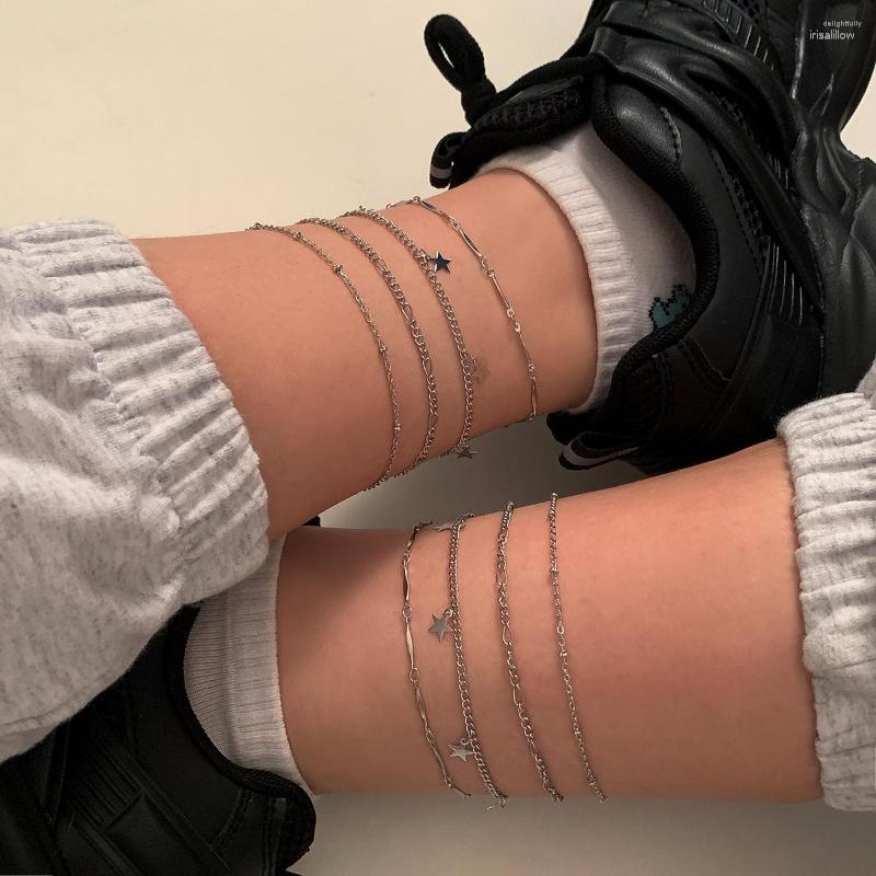 Anklets 2023 Vintage Little Star Tassel Pendant Bracelets Gold Color Link Chain On Foot Barefoot Sandals Jewelry Party Gift
Anklets 2023 Vintage Little Star Tassel Pendant Bracelets Gold Color Link Chain On Foot Barefoot Sandals Jewelry Party Gift