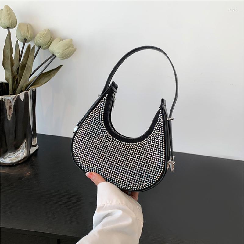 Evening Bags Inlaid Zircon Underarm Bag Women 2023 Brand French Fashion Design Special Luxury Shoulder Handbag Elegant Ladies, Black
Evening Bags Inlaid Zircon Underarm Bag Women 2023 Brand French Fashion Design Special Luxury Shoulder Handbag Elegant Ladies, Black