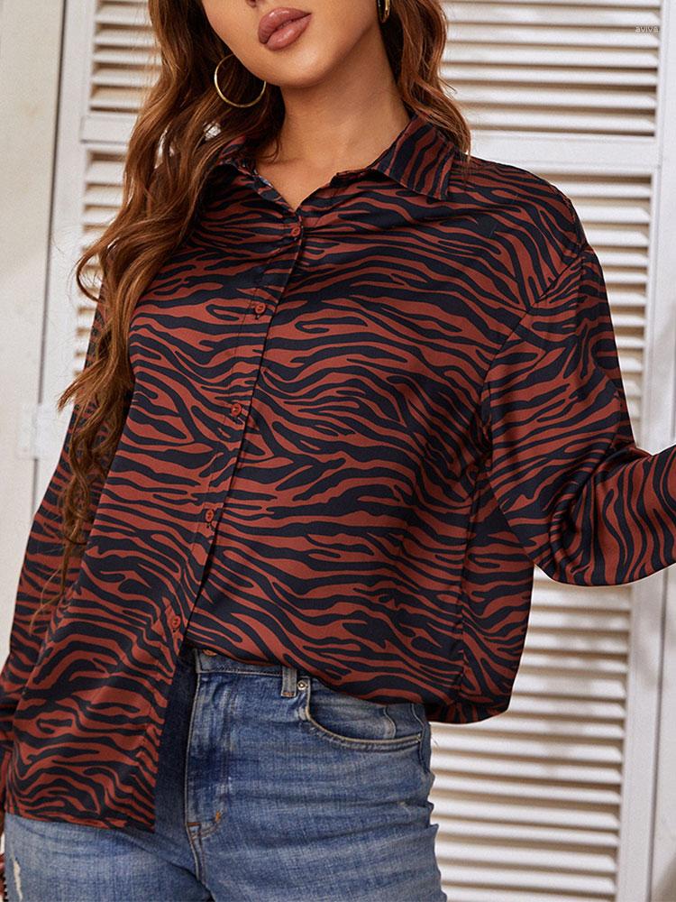 Women's Blouses Casual Zebra Print Women's Shirt Cardigan Fashion Loose Bandage Turn-down Collar Shirts Female 2023 Summer Boho Office, Red
Women's Blouses Casual Zebra Print Women's Shirt Cardigan Fashion Loose Bandage Turn-down Collar Shirts Female 2023 Summer Boho Office, Red