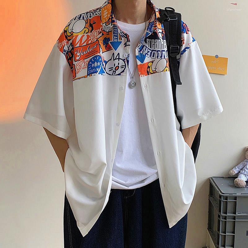 Women' Blouses Comfort Summer Chiffon Kawaii Beach Mens Shirts Splicing Cartoon Graffiti Cool Button Up Shirt Loose Womens Tops Hawaiian, Sleeveless style2
Women' Blouses Comfort Summer Chiffon Kawaii Beach Mens Shirts Splicing Cartoon Graffiti Cool Button Up Shirt Loose Womens Tops Hawaiian, Sleeveless style2