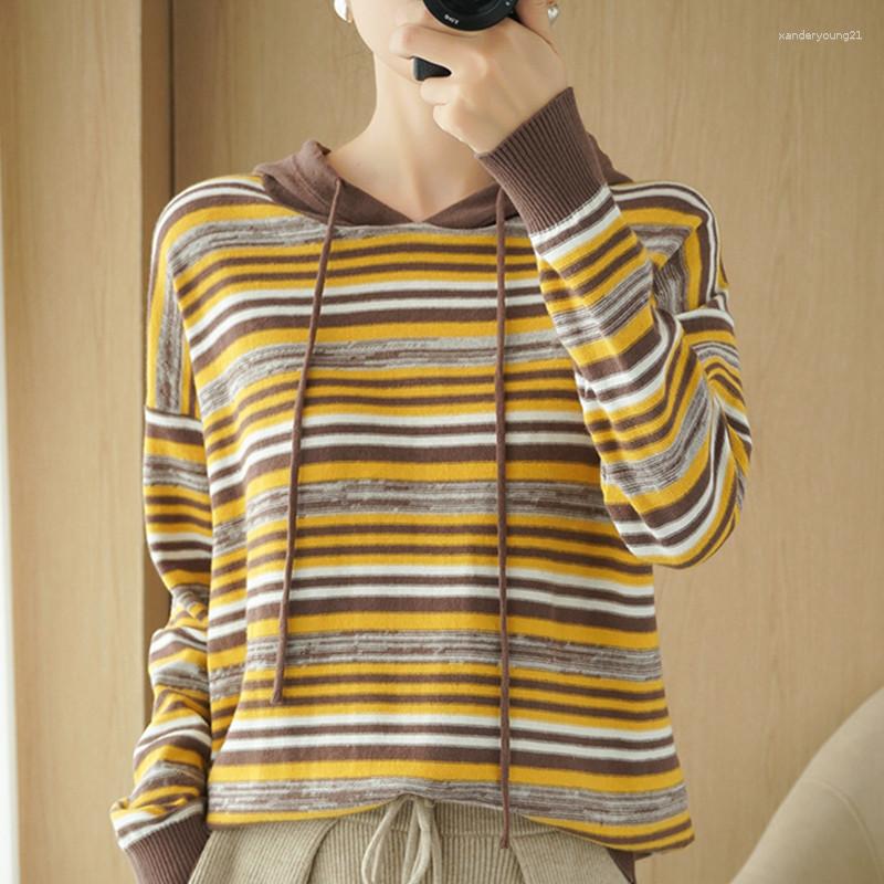 Women's Sweaters Women Hoodies Sweatshirt Cotton Sweater Striped Pullover 2023 Spring Female Casual Loose Plus Size Coat Jumper, Beige
Women's Sweaters Women Hoodies Sweatshirt Cotton Sweater Striped Pullover 2023 Spring Female Casual Loose Plus Size Coat Jumper, Beige