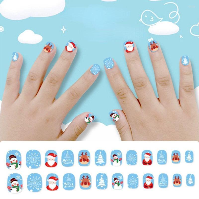False Nails Christmas Cartoon Pattern Boxed Kids Wearable Detachable Wear-resistant Finished Full Covering, 12
False Nails Christmas Cartoon Pattern Boxed Kids Wearable Detachable Wear-resistant Finished Full Covering, 12