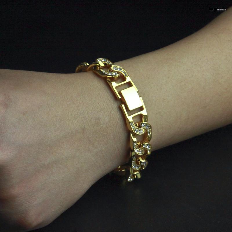 Link Bracelets Chain Hip Hop Cuban Miami Bracelet Gold Plated Women's Ins Wind Net Red Same Style Jewelry Raym22
Link Bracelets Chain Hip Hop Cuban Miami Bracelet Gold Plated Women's Ins Wind Net Red Same Style Jewelry Raym22