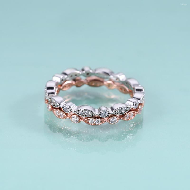 Cluster Rings GEM'S BALLET Moissanite Wedding Band Ring Tiara Full Eternity Round Brilliant Cut Colorless Jewelry In 925 Sterling Silver
Cluster Rings GEM'S BALLET Moissanite Wedding Band Ring Tiara Full Eternity Round Brilliant Cut Colorless Jewelry In 925 Sterling Silver