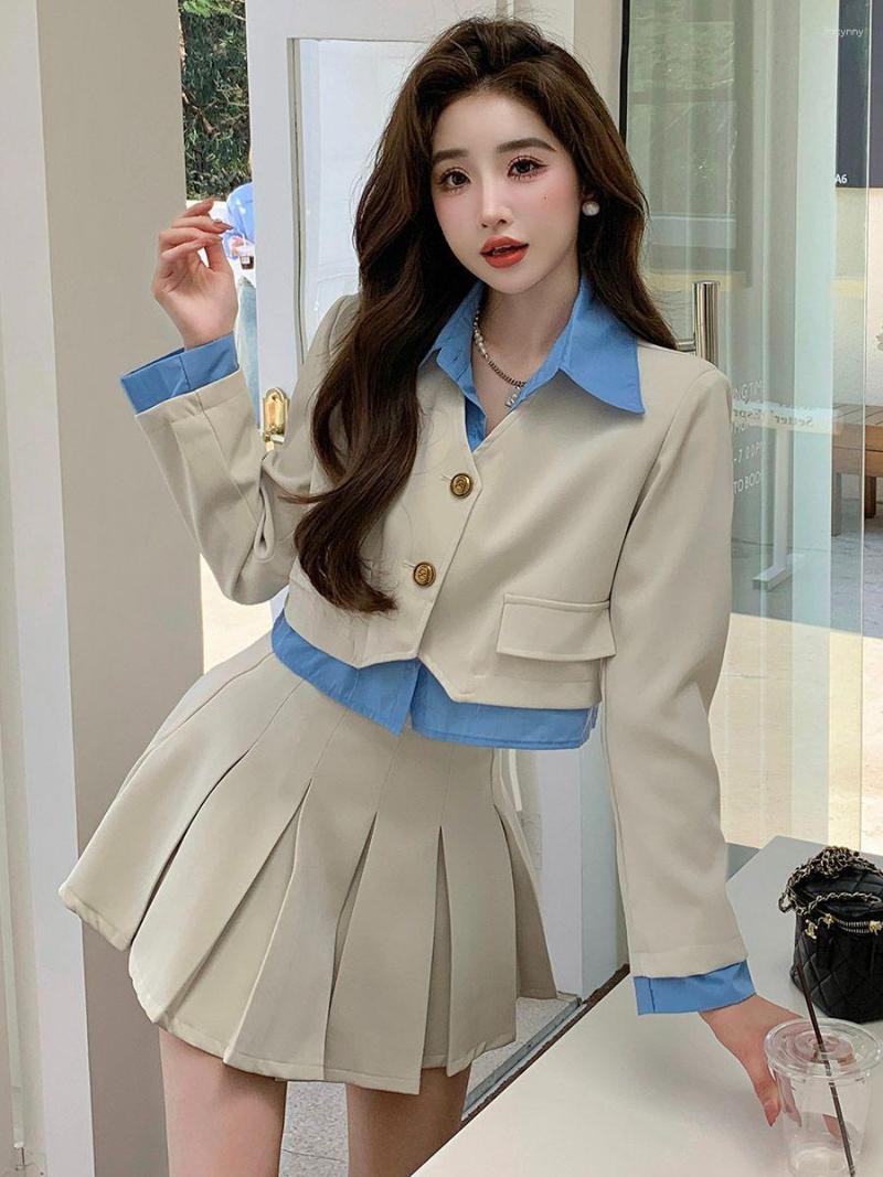 Work Dresses 2023 Women Spring Fashion Casual Two Piece Set For Blazer Coat High Waist Pleated Skirt Suits OL Outfit, Picture color
Work Dresses 2023 Women Spring Fashion Casual Two Piece Set For Blazer Coat High Waist Pleated Skirt Suits OL Outfit, Picture color