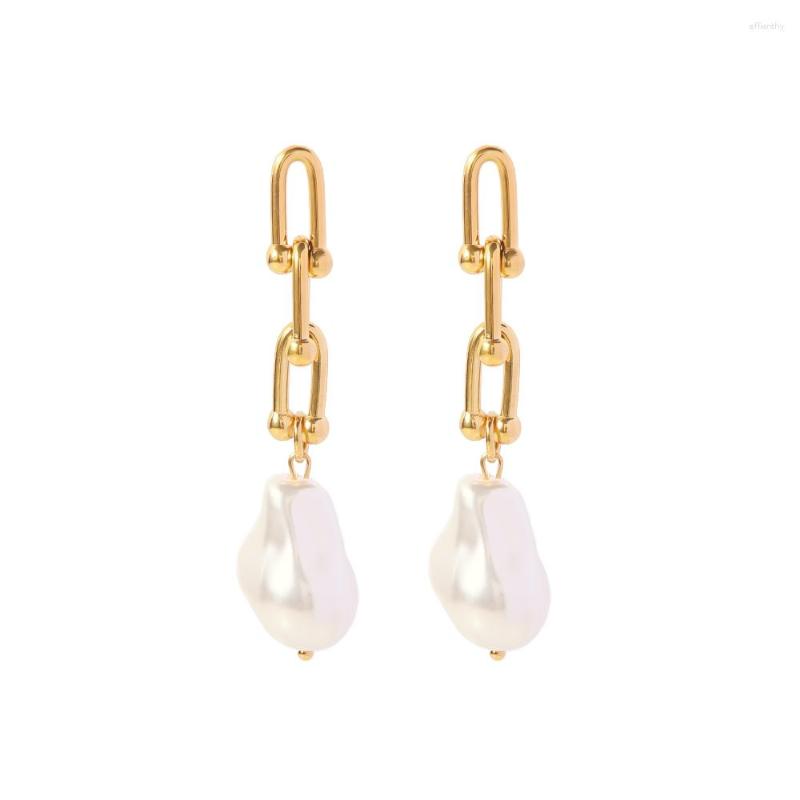 Dangle Earrings Youthway Luxury Natural Freshwater Pearl Drop Stainless Steel Charm Geometric Waterproof Trendy Jewelry For Women
Dangle Earrings Youthway Luxury Natural Freshwater Pearl Drop Stainless Steel Charm Geometric Waterproof Trendy Jewelry For Women