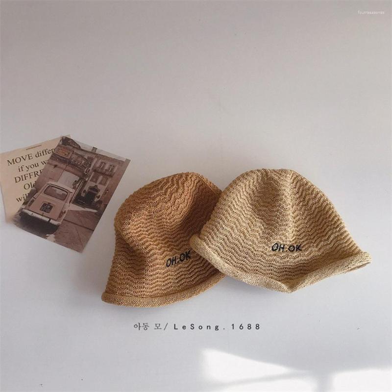 Rompers Summer Baby Boy Girl Straw Hat Kids Casual Solid Color Wide Brim Beach Uv Protection Cap Child Outdoor Sun Panama Caps Fit 1-4Y, Khaki
Rompers Summer Baby Boy Girl Straw Hat Kids Casual Solid Color Wide Brim Beach Uv Protection Cap Child Outdoor Sun Panama Caps Fit 1-4Y, Khaki