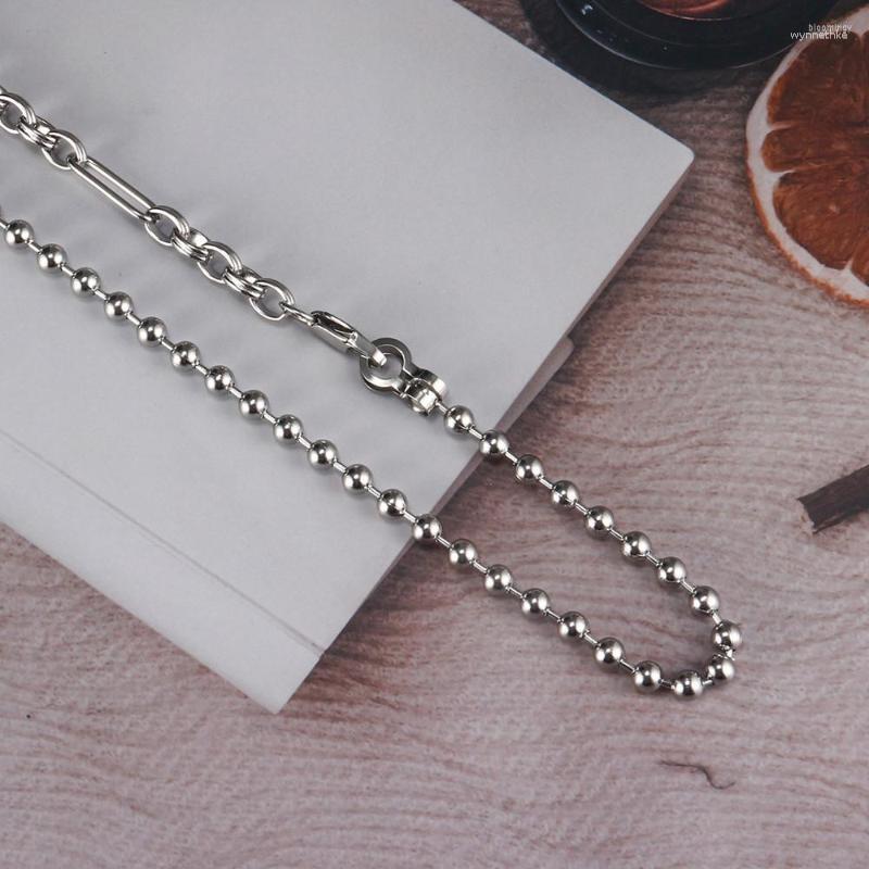 Chains European/American Fashion Accessories Irregular Round Bead Chain Stitching Necklace Simple Circle Trend For Men Women Wholesale
Chains European/American Fashion Accessories Irregular Round Bead Chain Stitching Necklace Simple Circle Trend For Men Women Wholesale