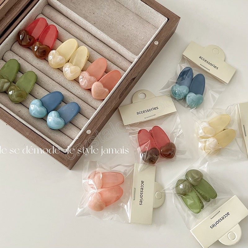 2pcs/Set Korean Kawaii Metal Candy Color Hairpins Cute Baby Barrette Headwear Girls BB Clips Hair accessories Set
2pcs/Set Korean Kawaii Metal Candy Color Hairpins Cute Baby Barrette Headwear Girls BB Clips Hair accessories Set
