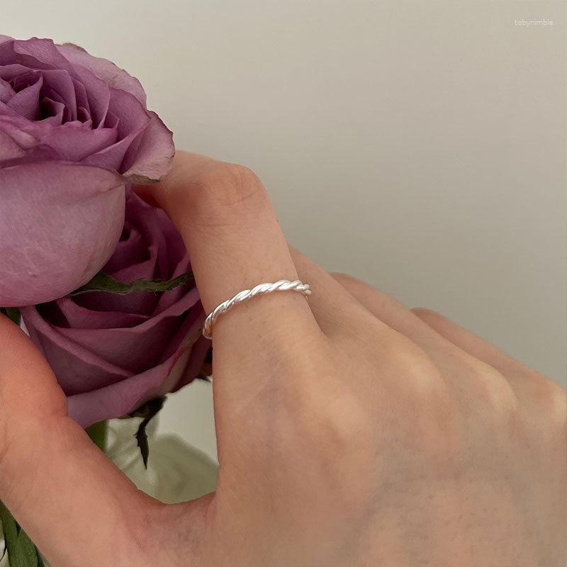 Cluster Rings Kinel 925 Sterling Silver Twist Ring For Women Original Certified Simple Fashion Creative Design Daily Match Fine Jewelry
Cluster Rings Kinel 925 Sterling Silver Twist Ring For Women Original Certified Simple Fashion Creative Design Daily Match Fine Jewelry
