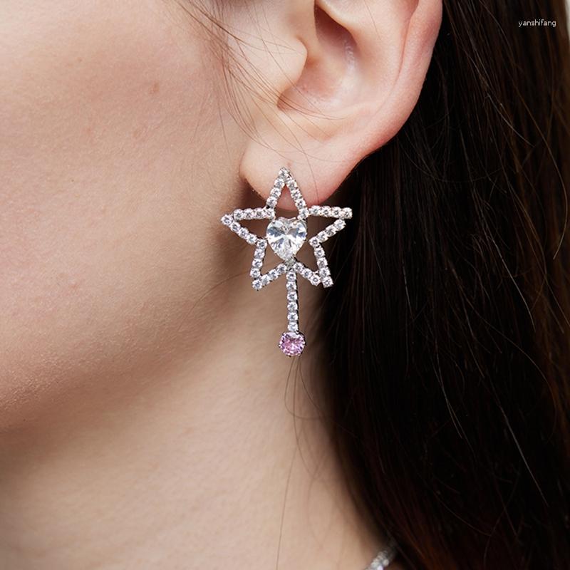 Dangle Earrings MENGJIQIAO Korean Luxury Hollow Rhinestone Star Drop For Women Trendy Heart Crystal Brincos Party Jewelry Gifts
Dangle Earrings MENGJIQIAO Korean Luxury Hollow Rhinestone Star Drop For Women Trendy Heart Crystal Brincos Party Jewelry Gifts